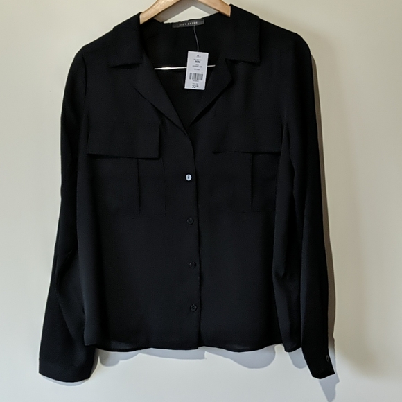 Black blouse NWT